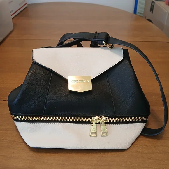Steve Madden | Bags | Steve Madden Black And Cream Womens  display picture 3